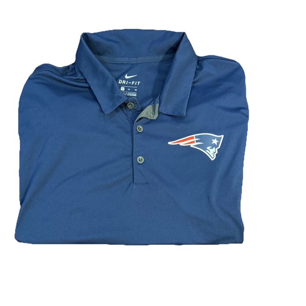 Nike Dri Fit XL Performance Golf New England Patriots Polo Active Golf Casual